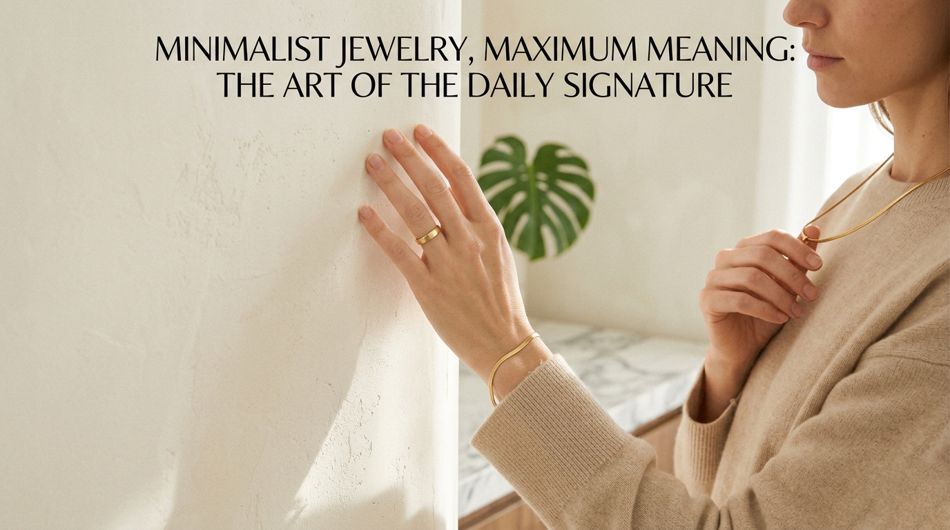 Minimalist Jewelry, Maximum Meaning: The Art of the Daily Signature