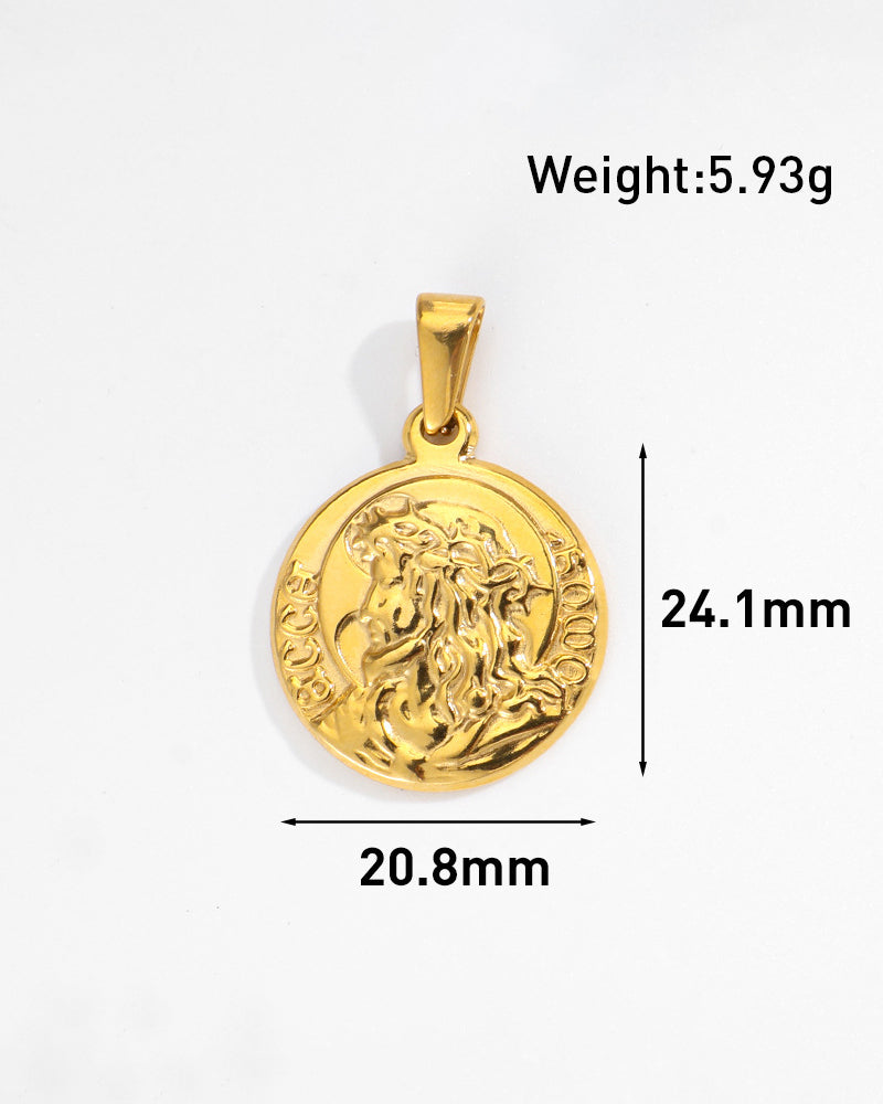 "Ecce Homo" Icon Medallion