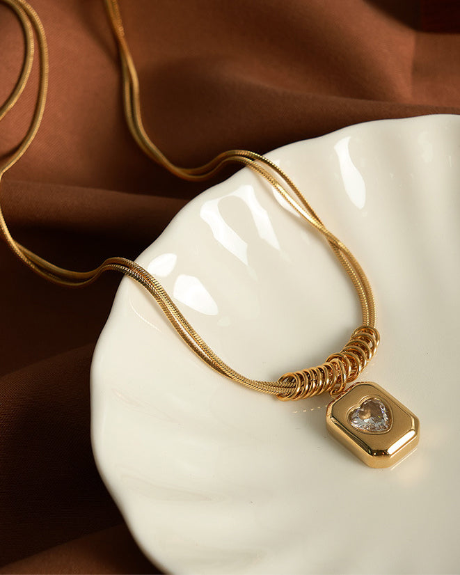Gold Heart Necklace