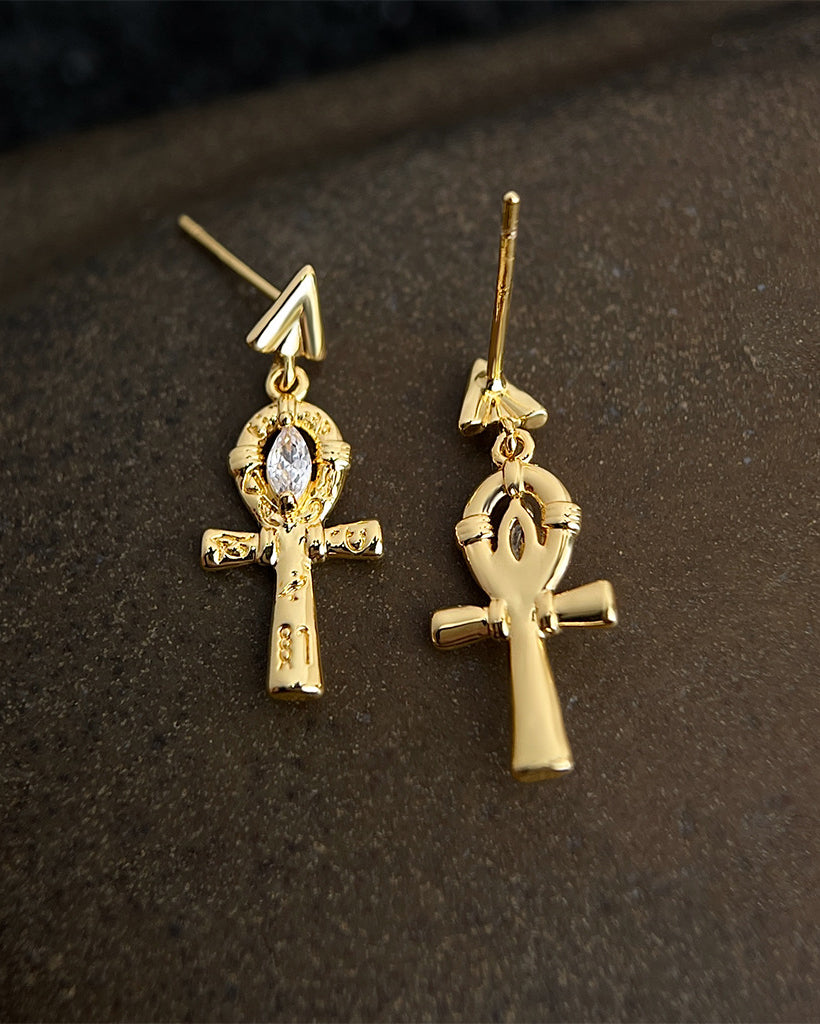 Cross Stud Earrings