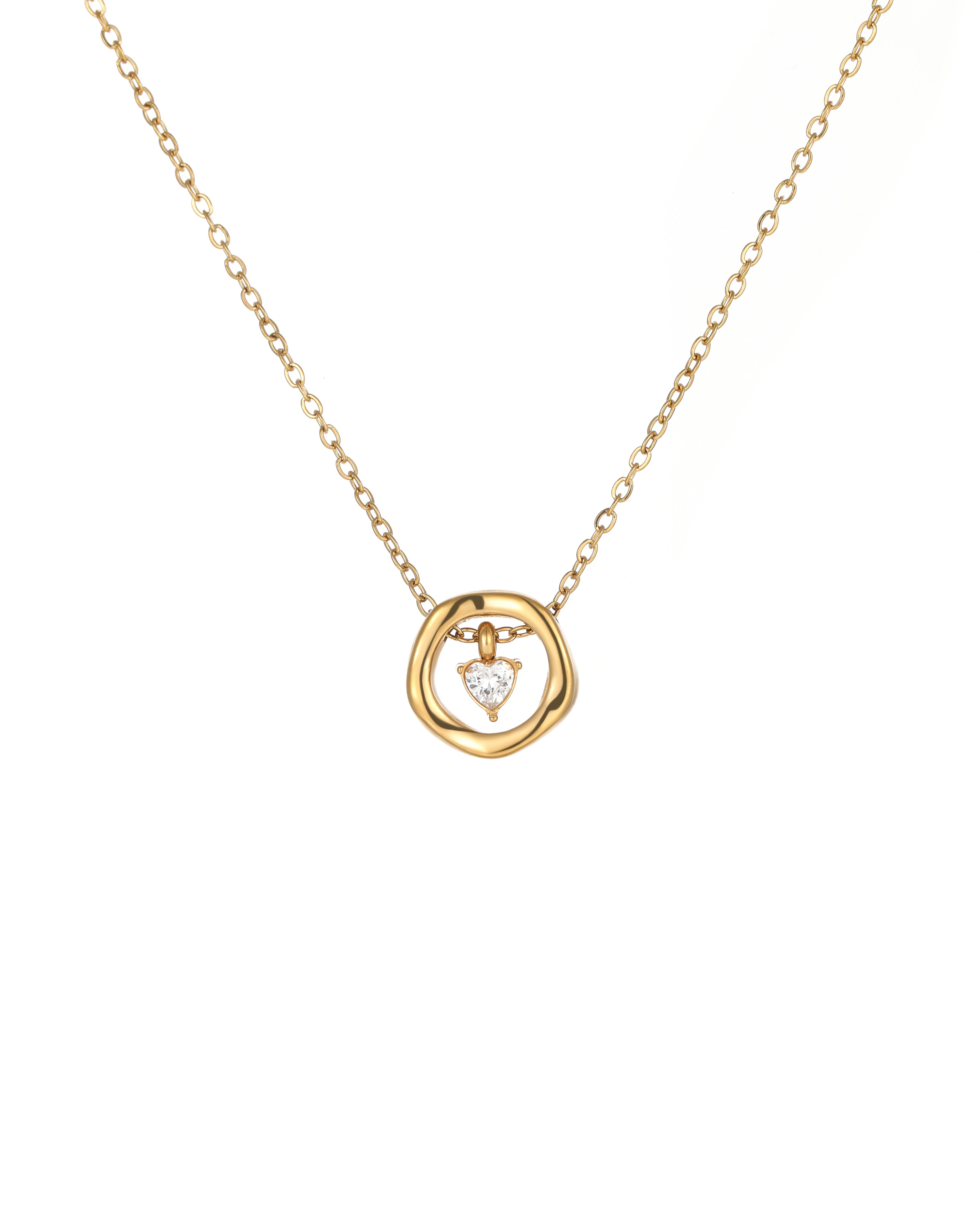 Floating Heart Necklace
