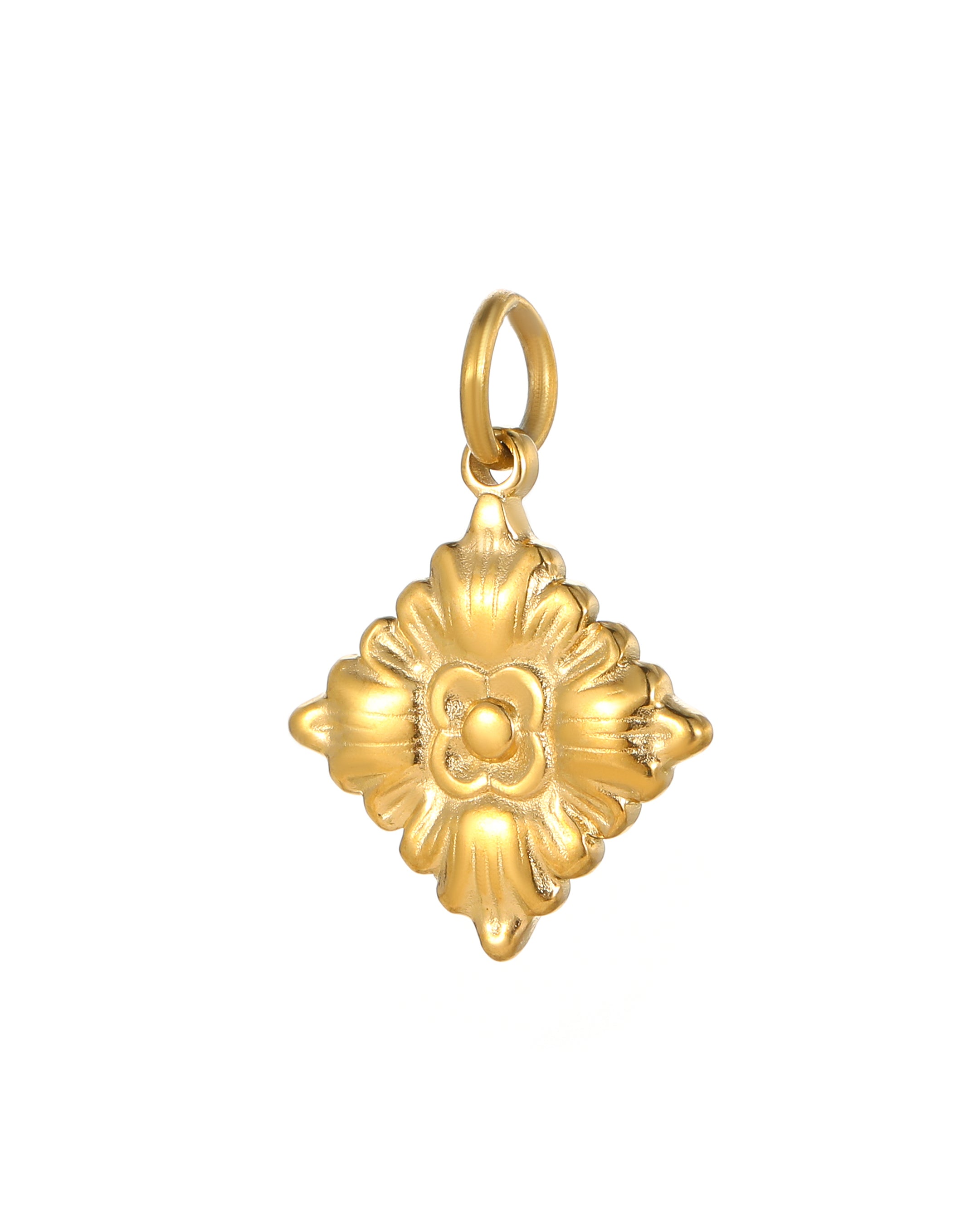 Reversible Baroque Floral Charm