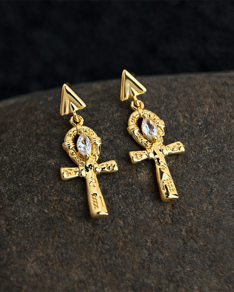 Cross Stud Earrings