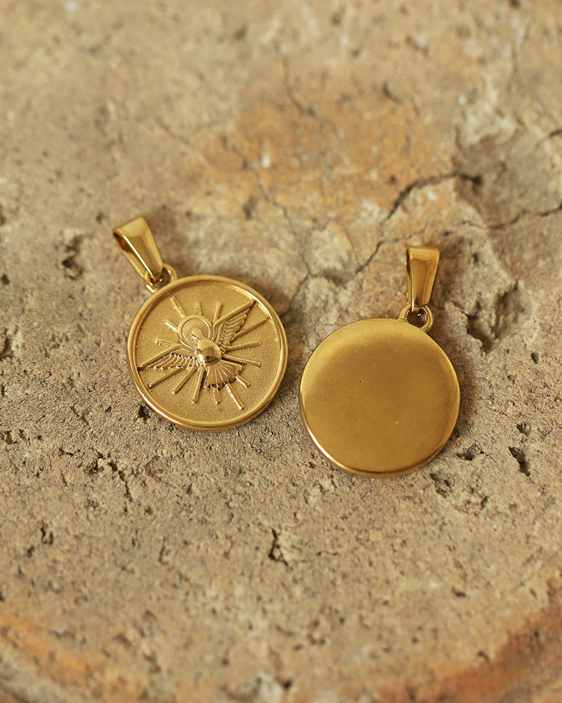 Divine Dove Medallion Charm