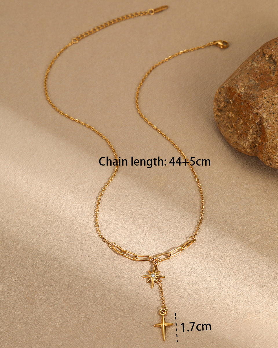 Starburst Y-Necklace