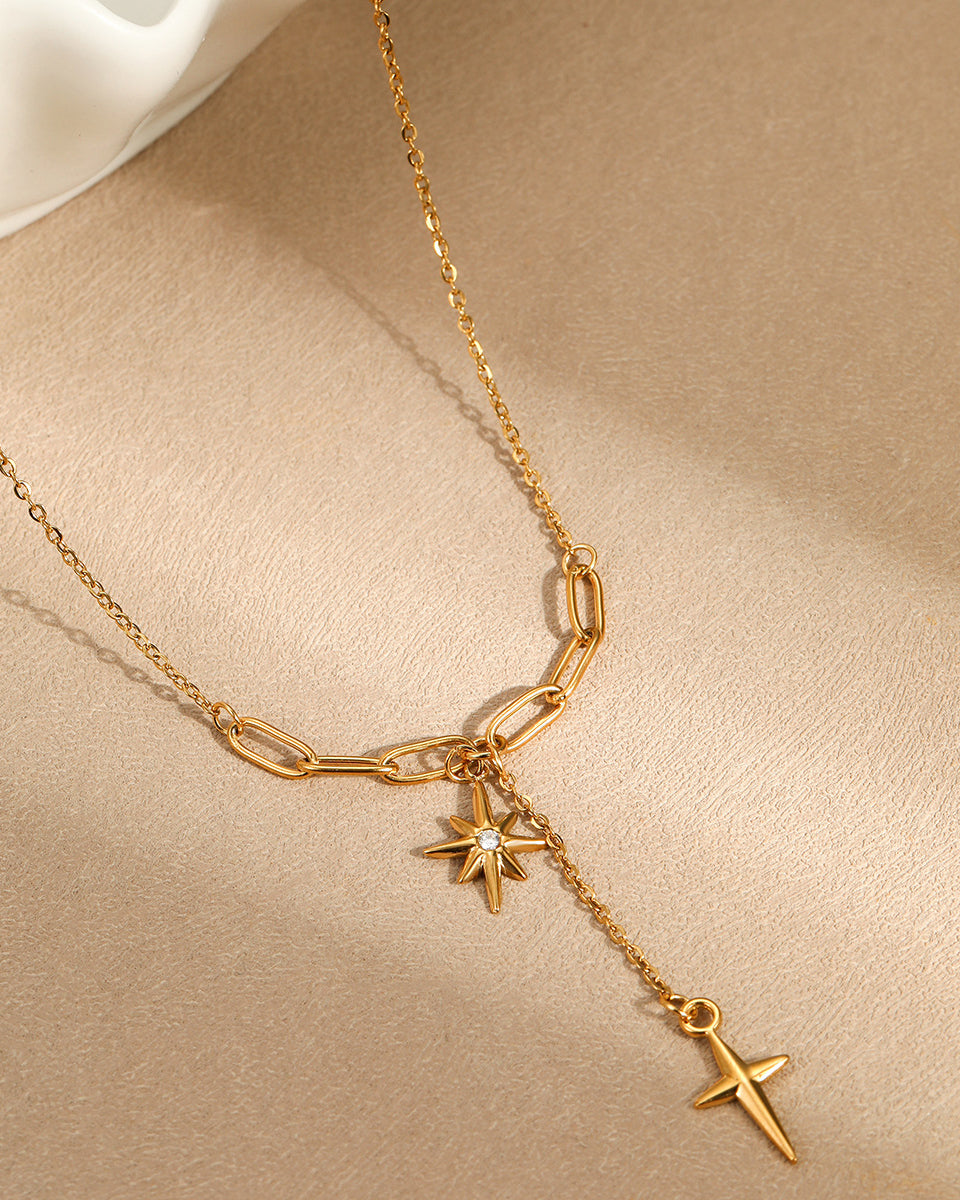 Starburst Y-Necklace