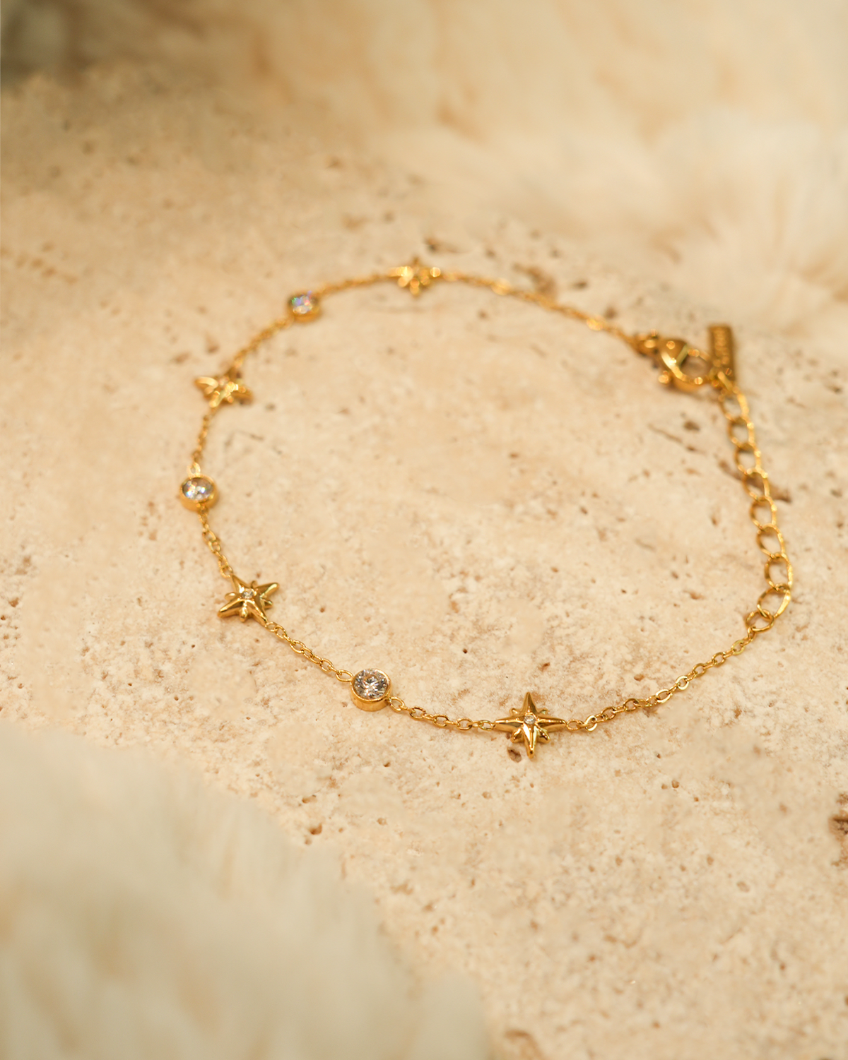 Hexagram Star Zircon Bracelet