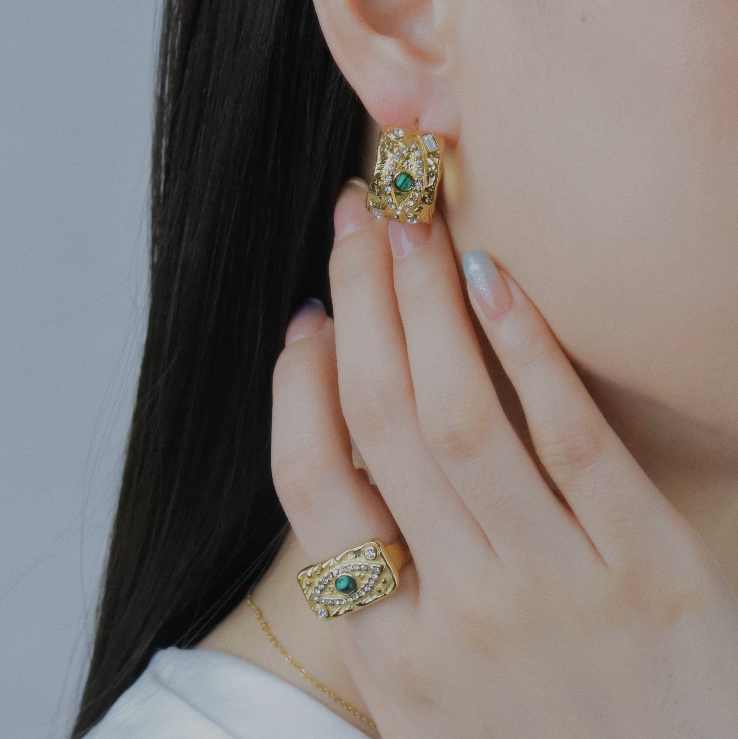 YUHE Evil Eye Jewelry Set 4PCS