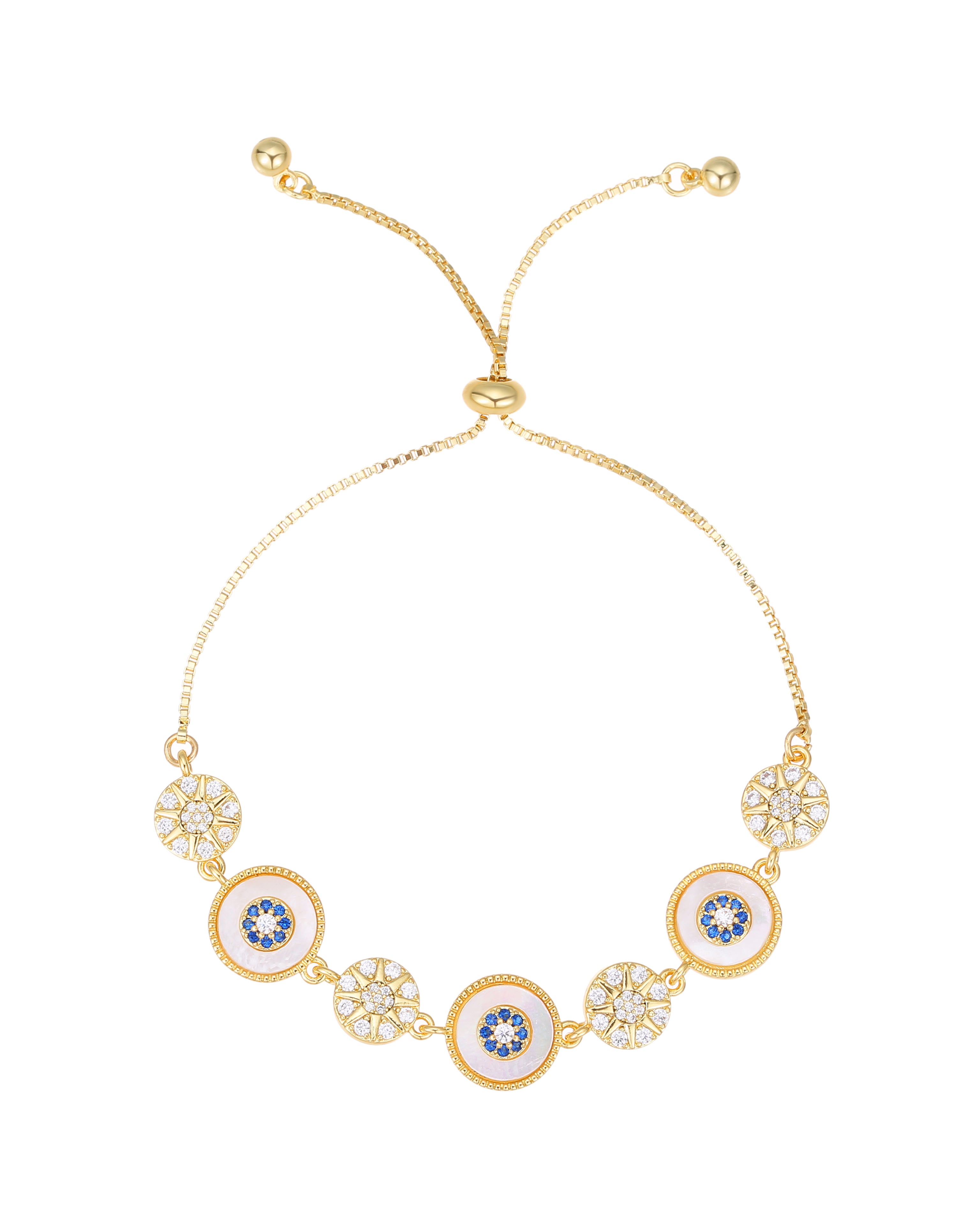 Freshwater Pearl Gold Chain Bracelet