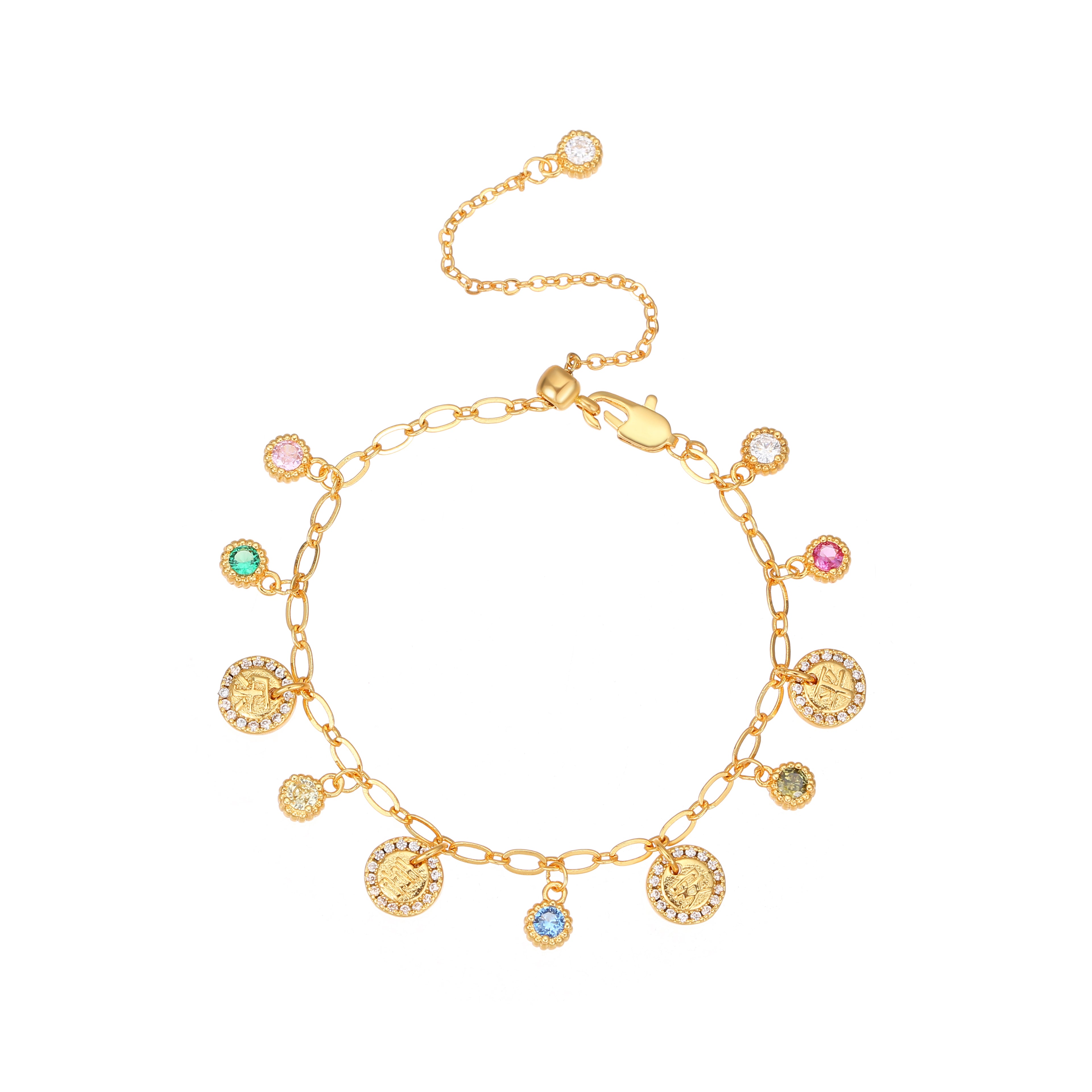 Vintage Design Tourmaline Star Bracelet Temperament Niche Fashion Bracelet Gift For Wife