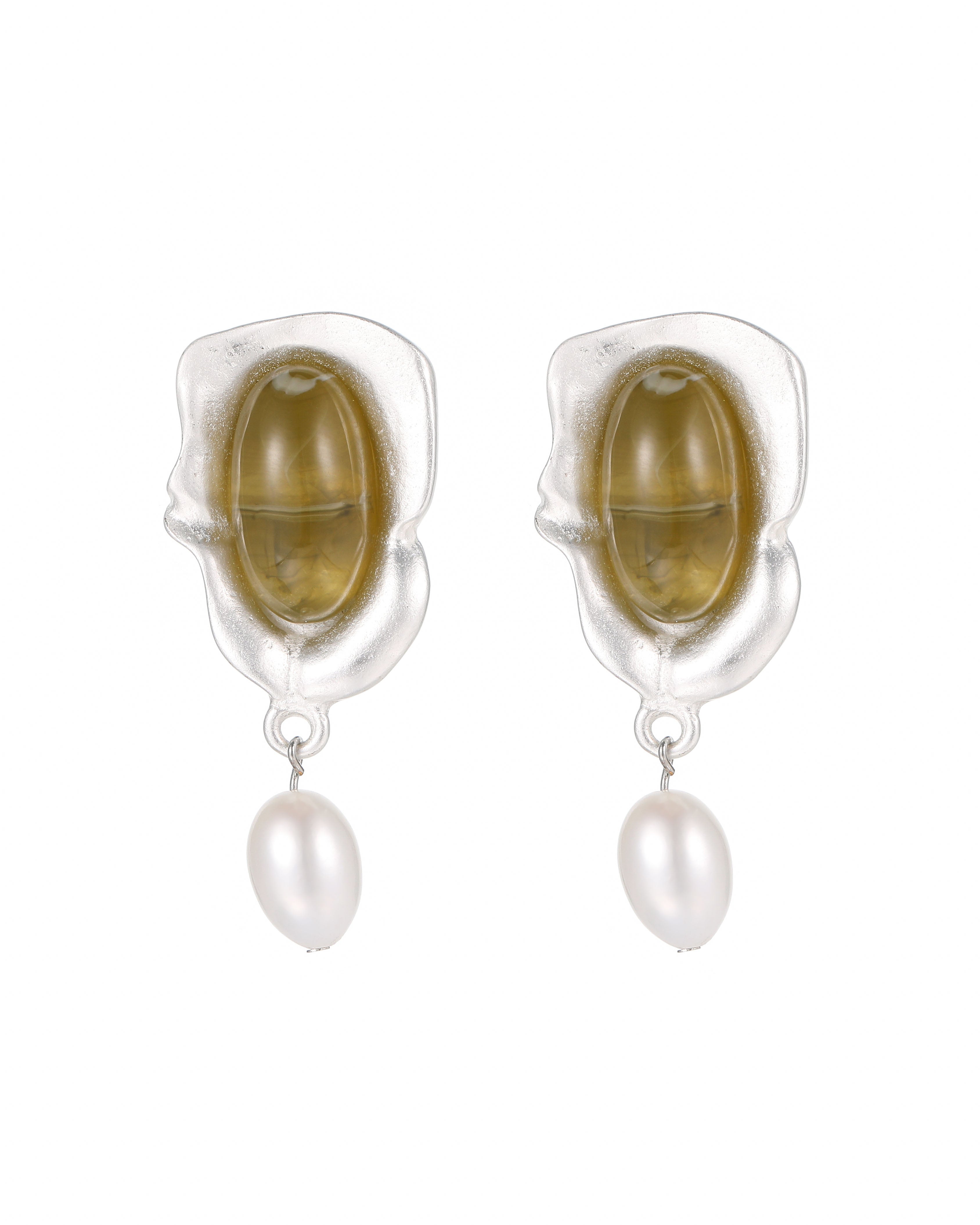 Morning Dew Luster Art Earrings