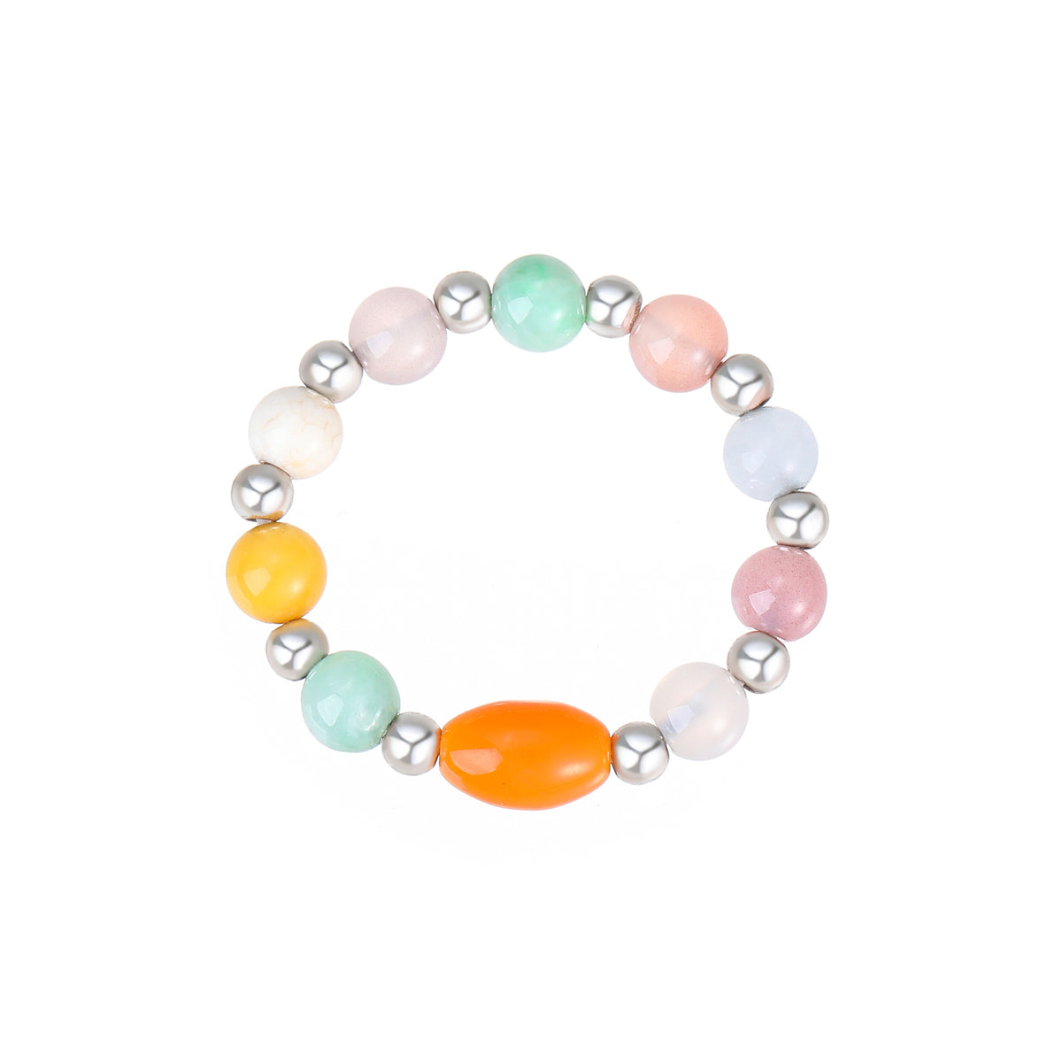 Multi-Gemstone Beaded Ring