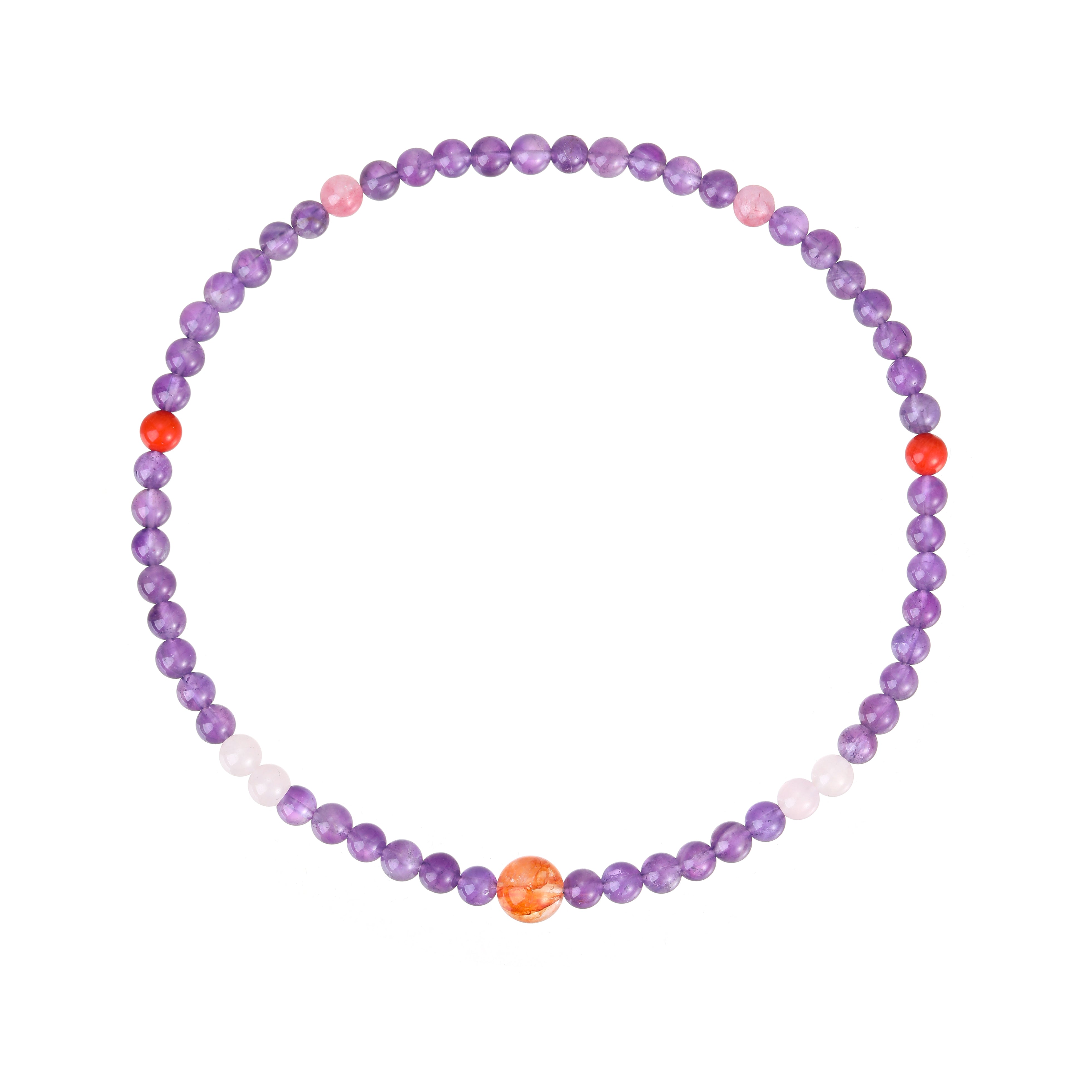 Multi-Layer Natural Amethyst Bracelet