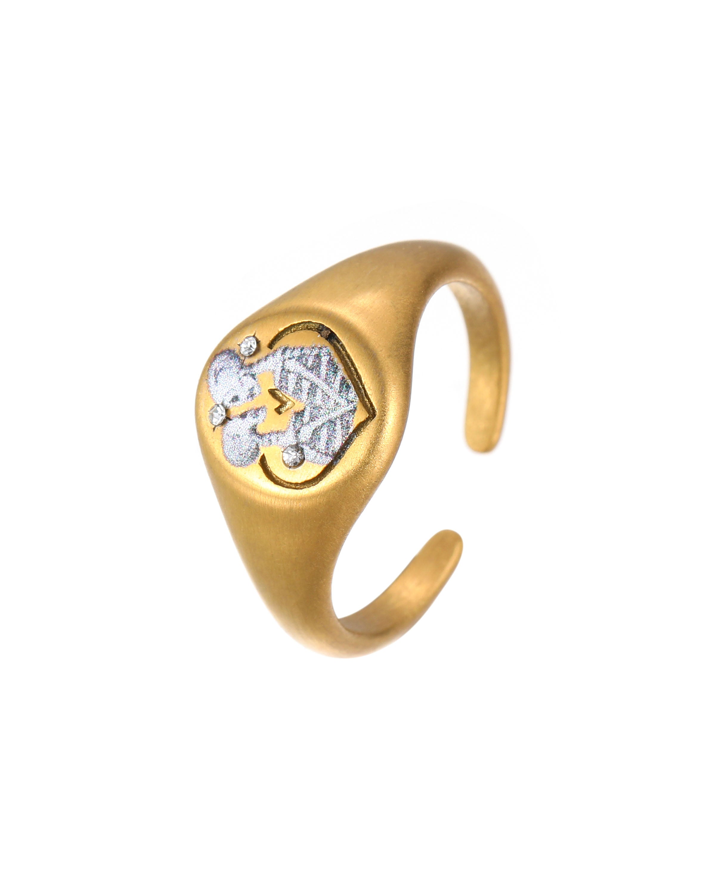 Eternal Love Heart Couple Ring