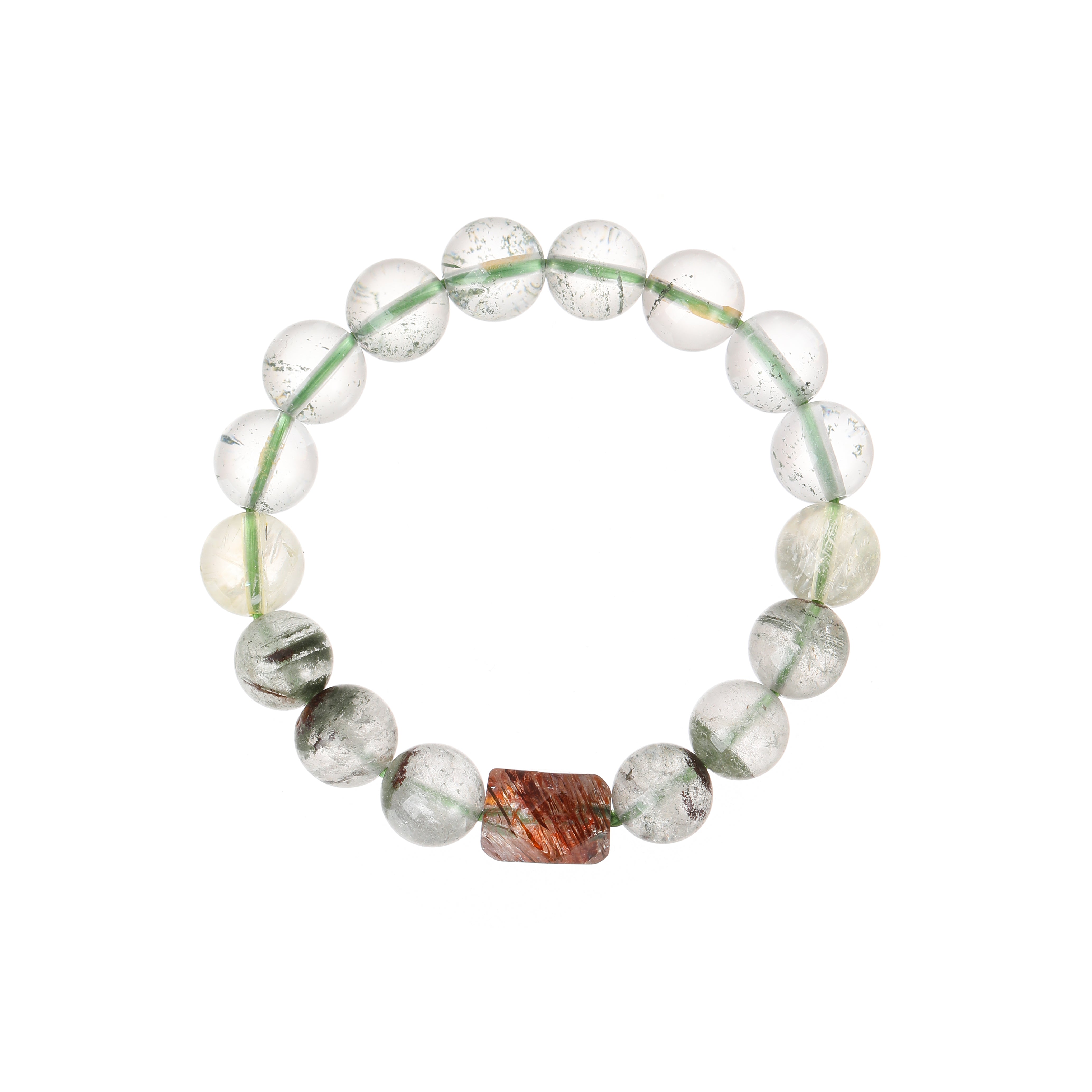 Natural Green Phantom Bracelet