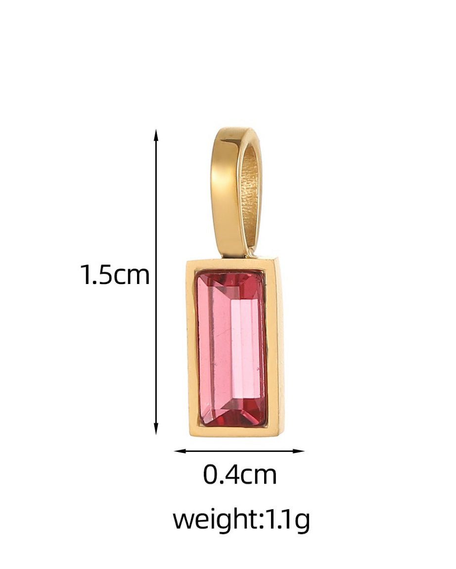 January Birthstone Charm