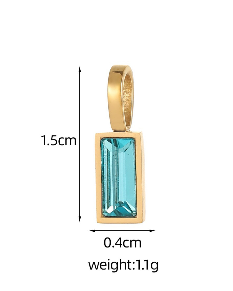 March Birthstone Charm