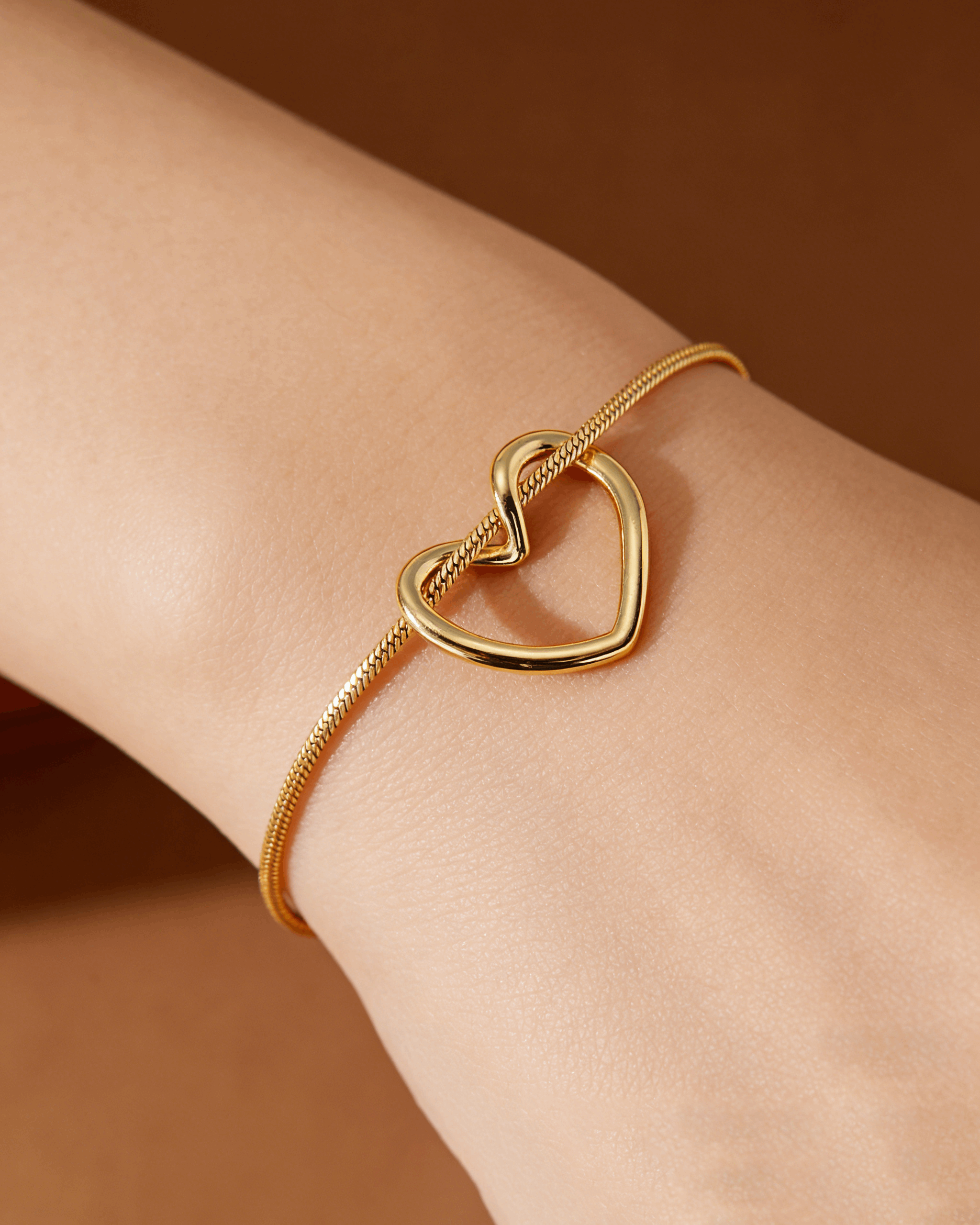 Open Heart Bracelet