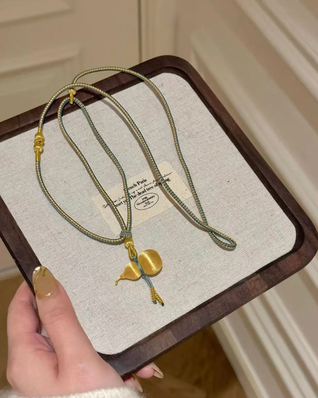 Gourd Prosperity Pendant Necklace