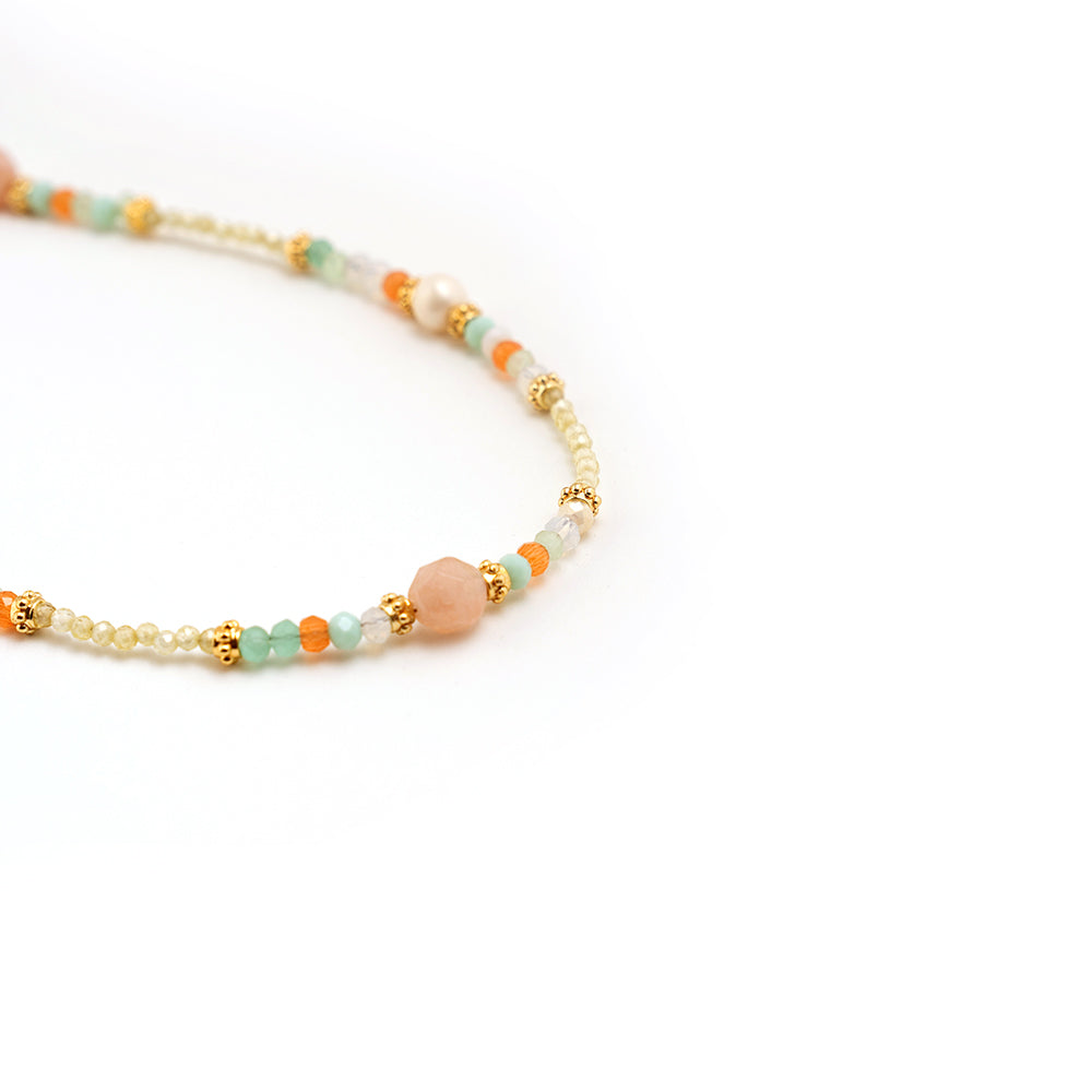 Holiday Style Colorful Pearl Necklace