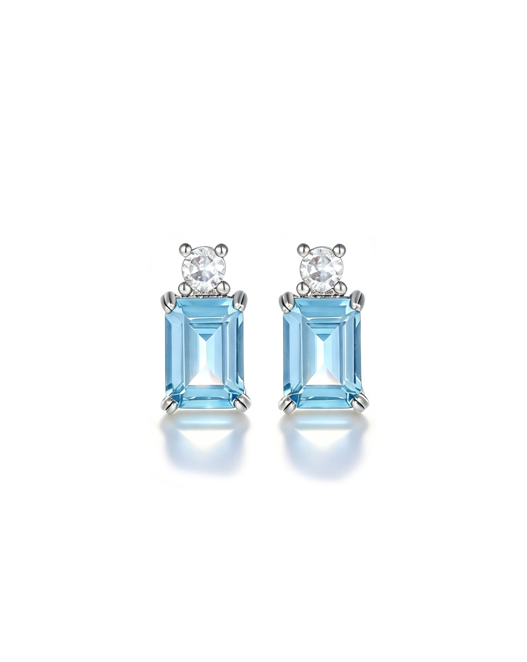 Ocean Blue Stud Earrings