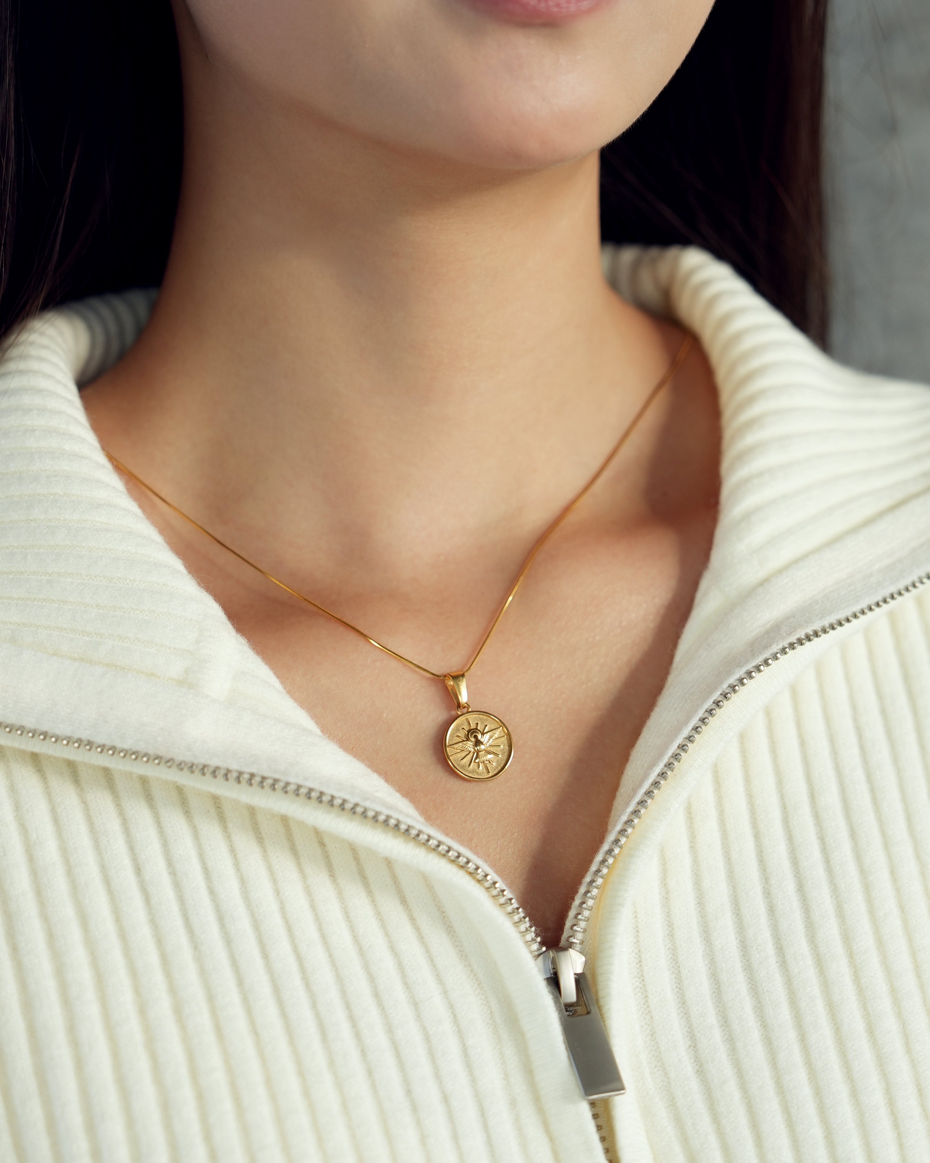 Divine Dove Medallion Charm