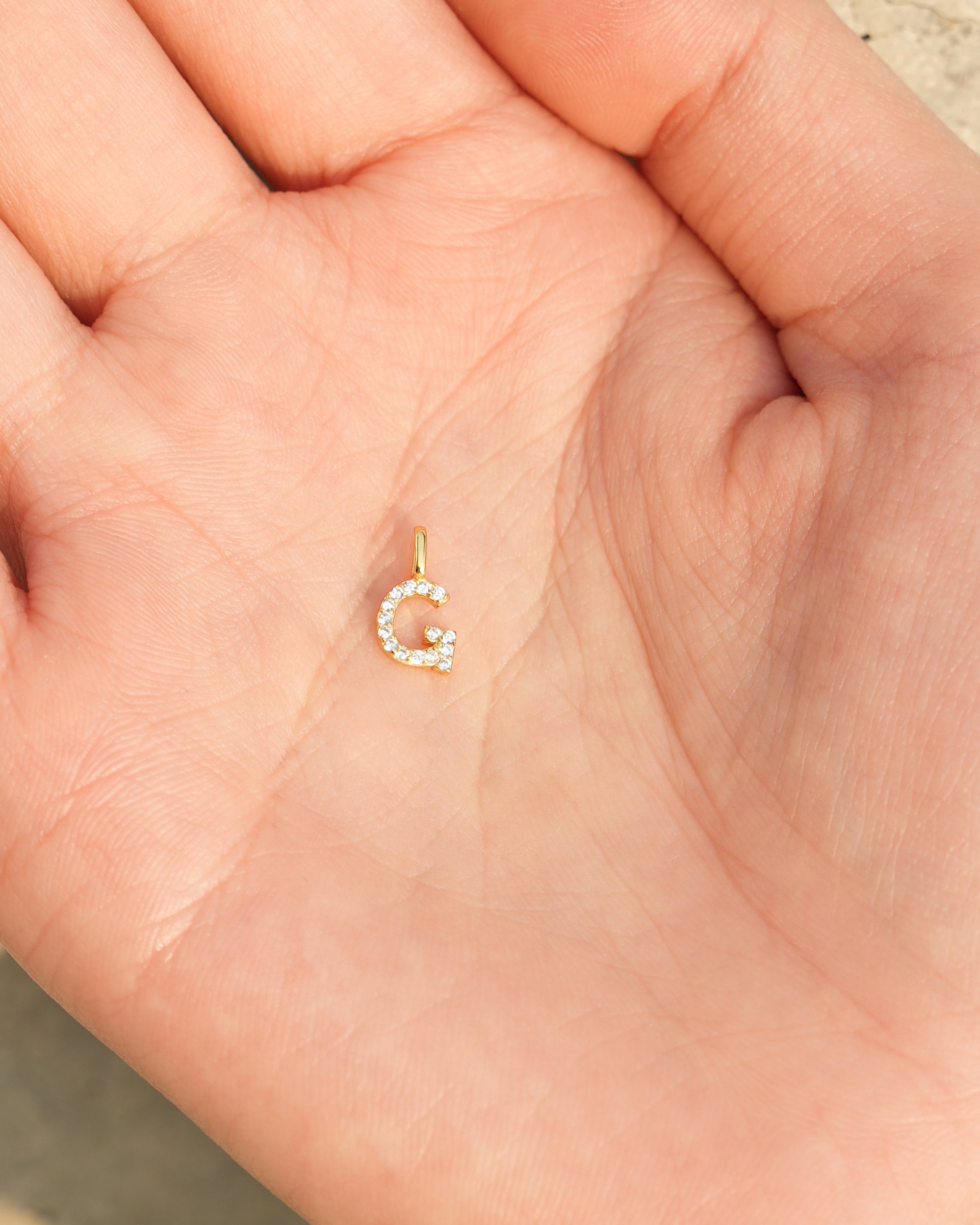 Zircon Initial G Charm
