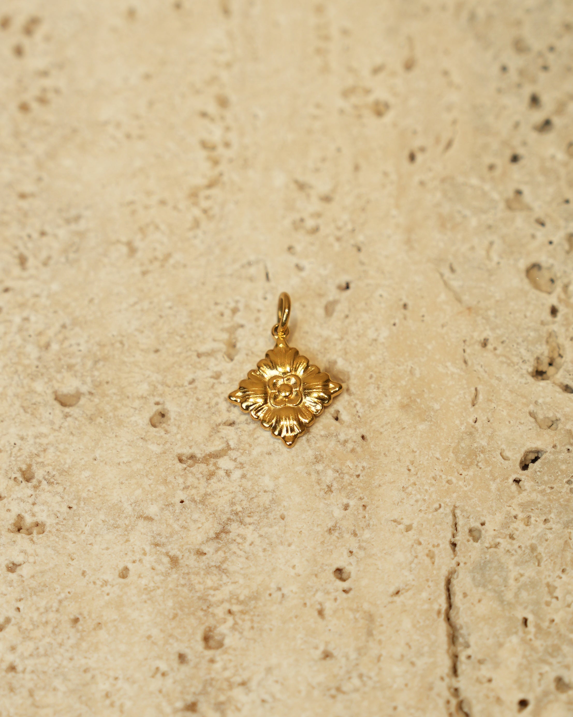 Reversible Baroque Floral Charm