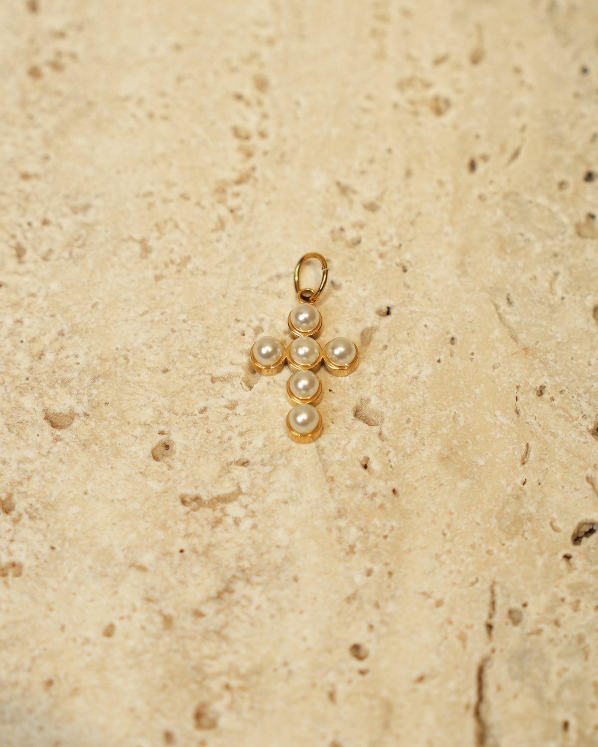 Pearl Cross Pendant