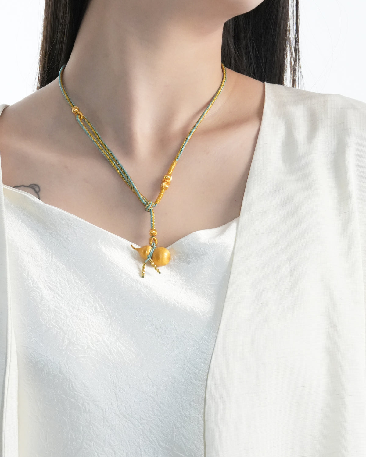 Gourd Prosperity Pendant Necklace