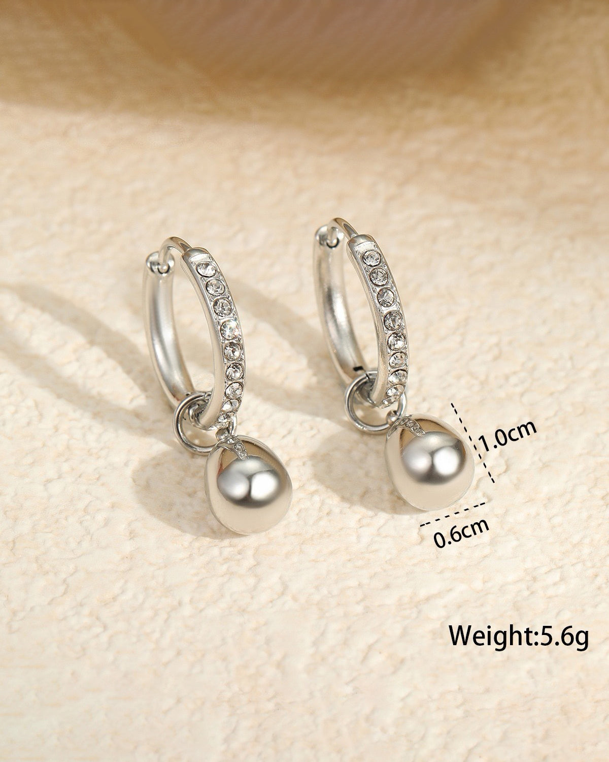 Chic Teardrop Hoop Earrings