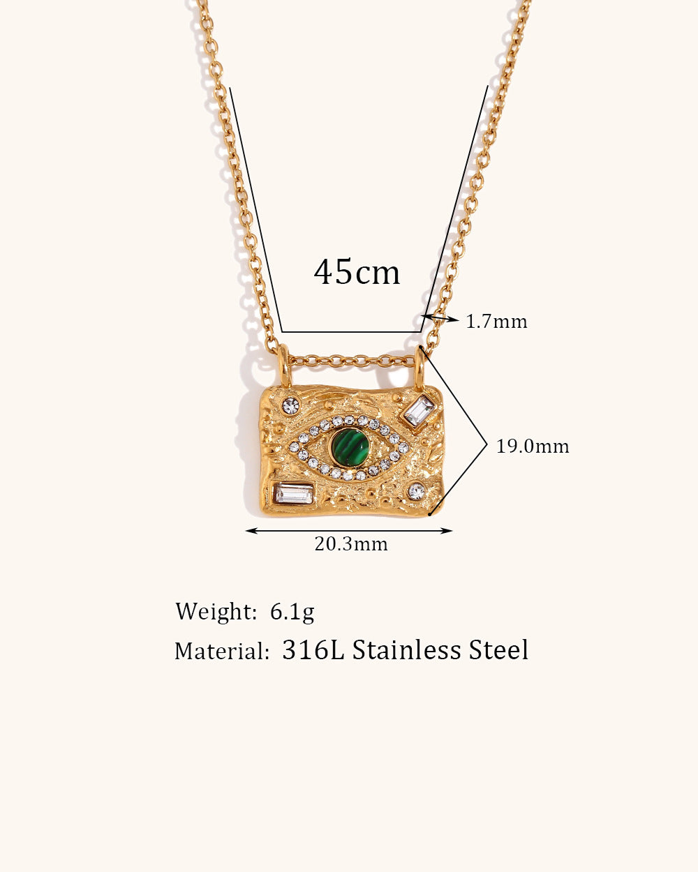 Evil Eye Protective Necklace