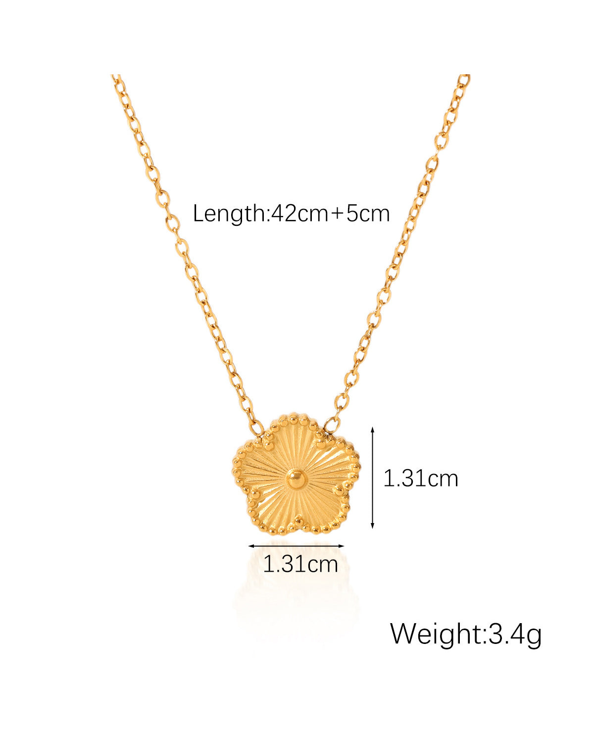 Floral Pendant Necklace