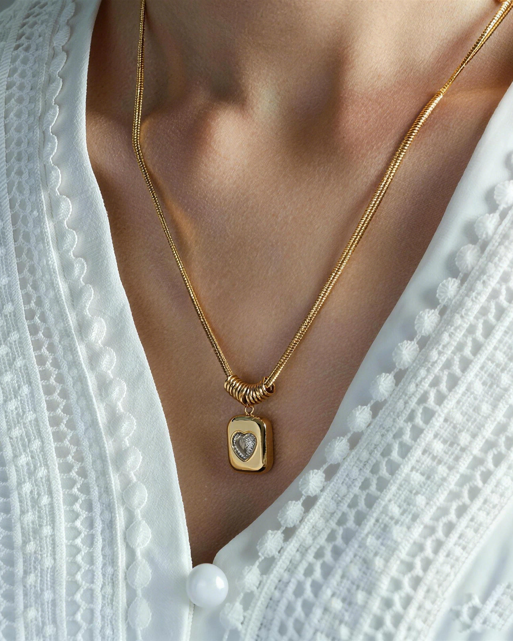 Gold Heart Necklace