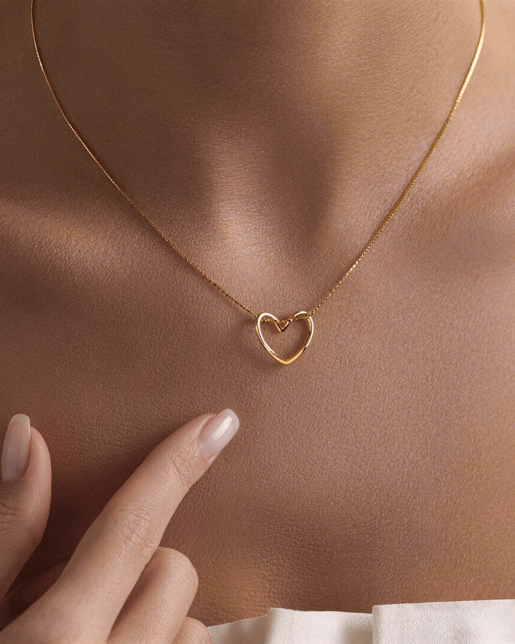 Open-Heart Necklace