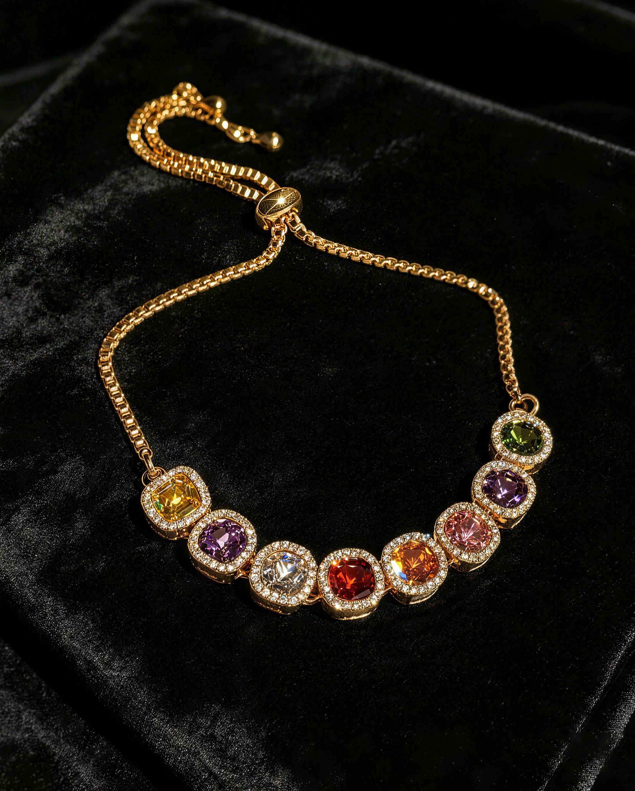 Kaleidoscope Halo Bracelet