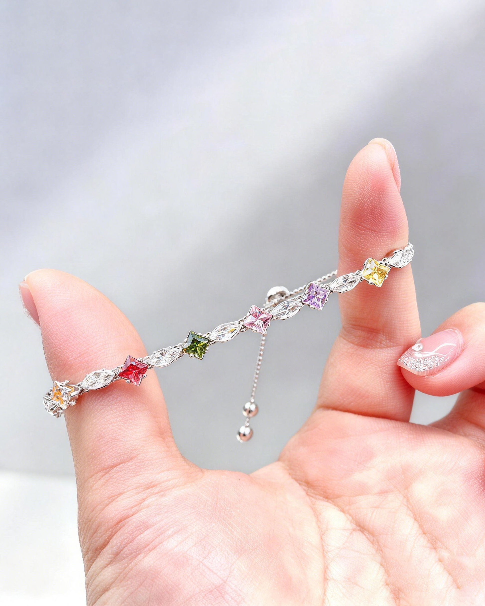 Vintage multi-gemstone bracelet
