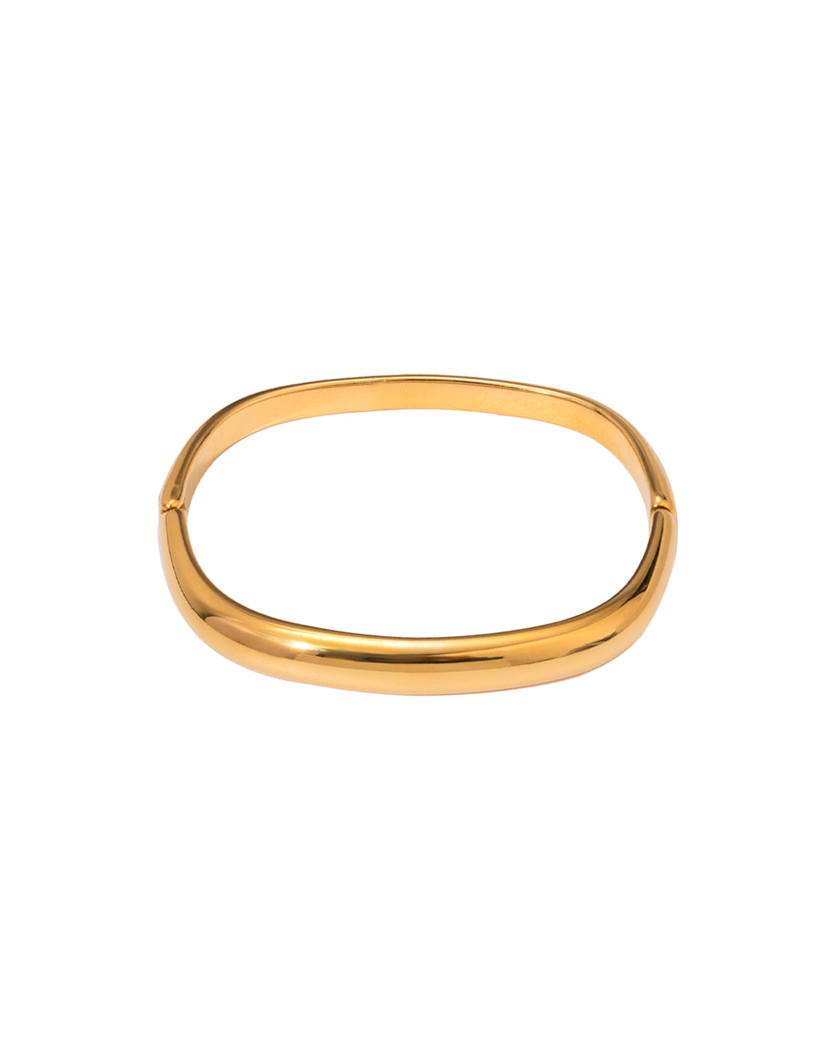 minimalist vintage gold bangle bracelet