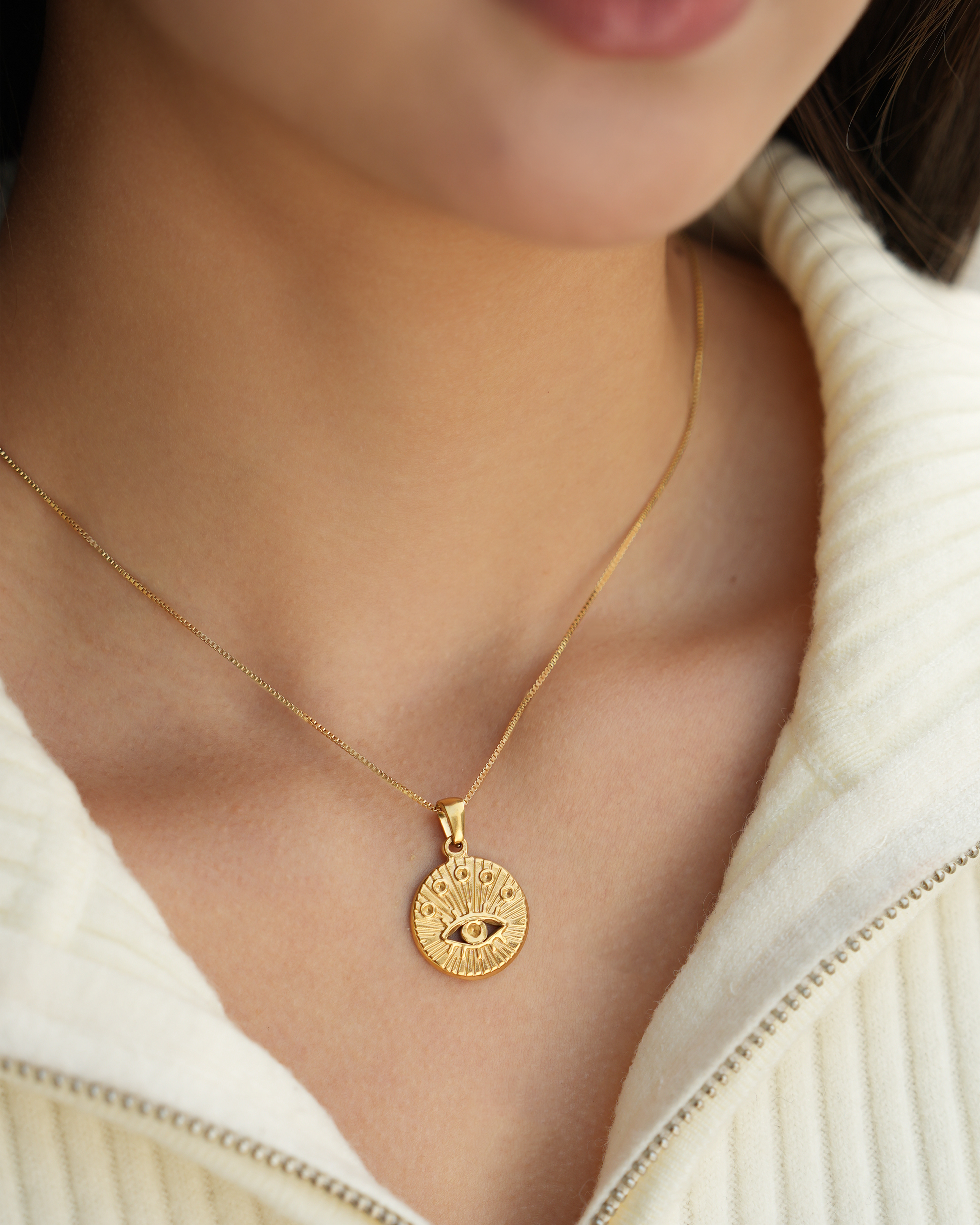 Divine Eye Medallion Charm