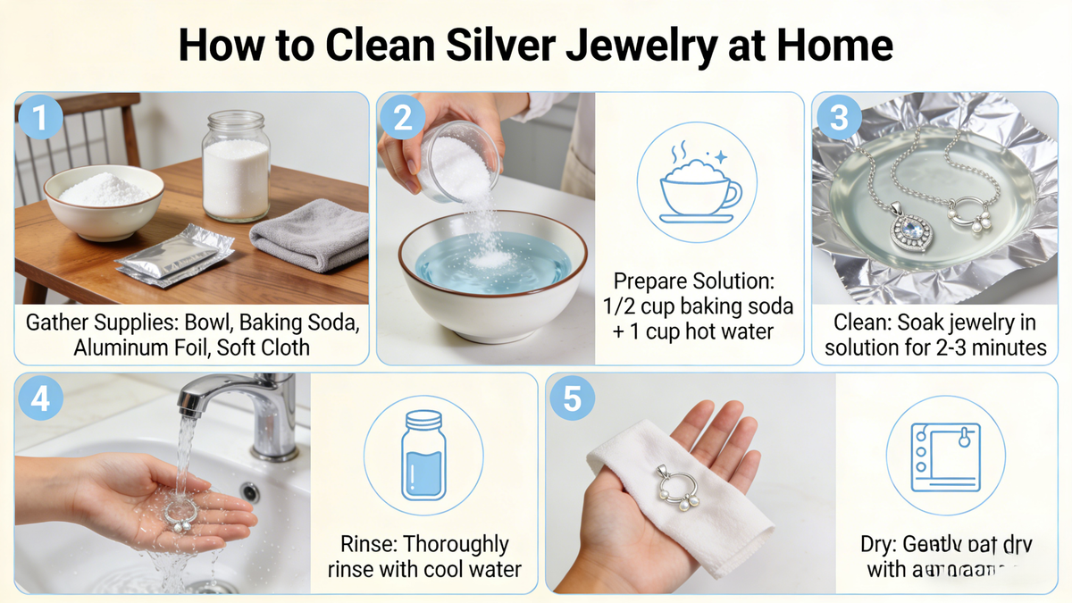 How to Clean Silver Jewelry at Home: A Guide for the Modern Minimalist