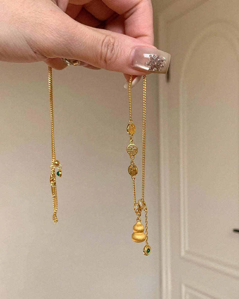 Gourd Lucky Pendant Necklace