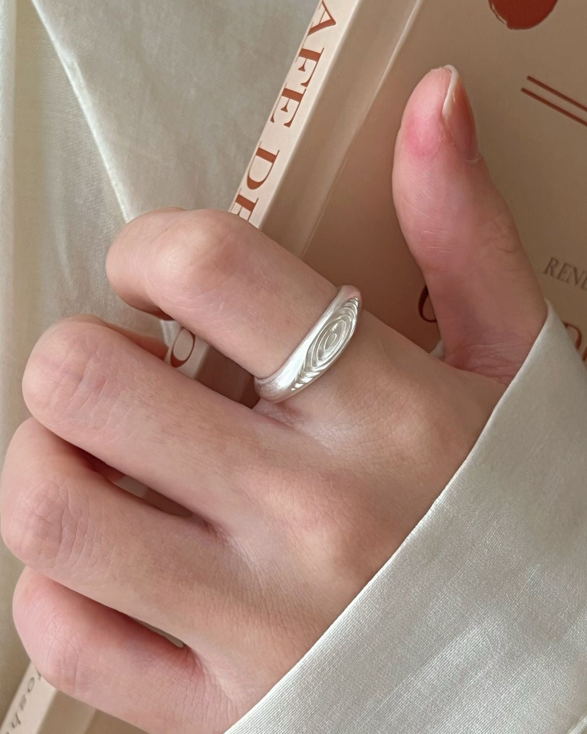 Water Ripple Open Ring