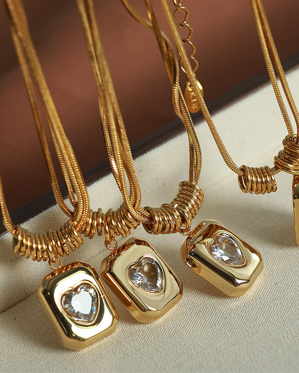 Gold Heart Necklace