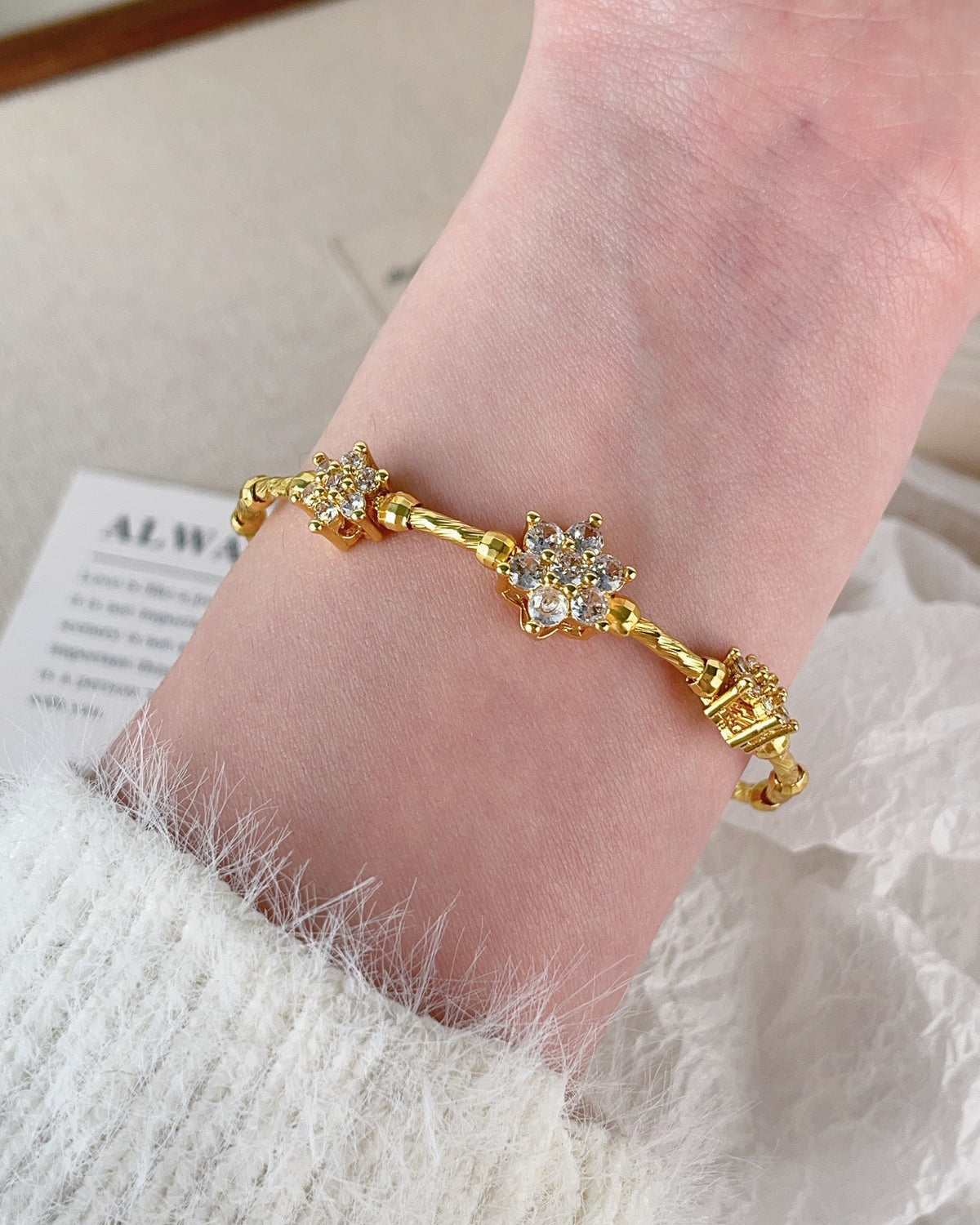 Floral Station Bangle