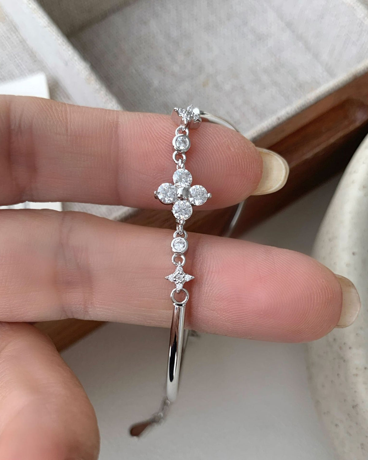 Floral Cluster Bangle
