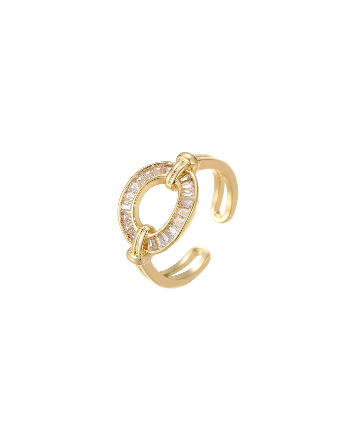 Zircon Minimalist Open Ring