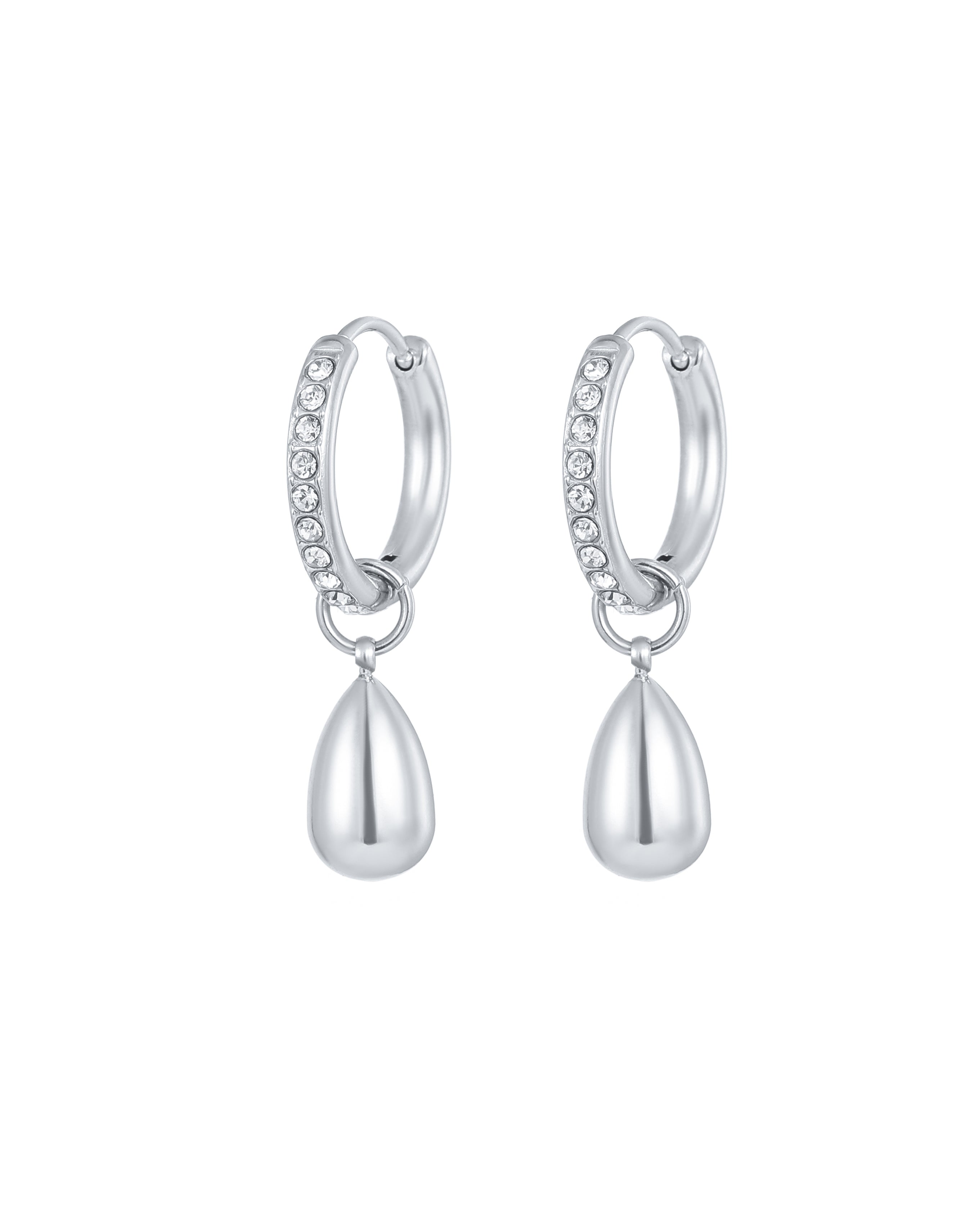 Chic Teardrop Hoop Earrings