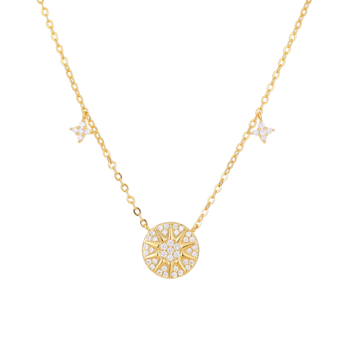 Vintage Eight-Pointed Star Necklace