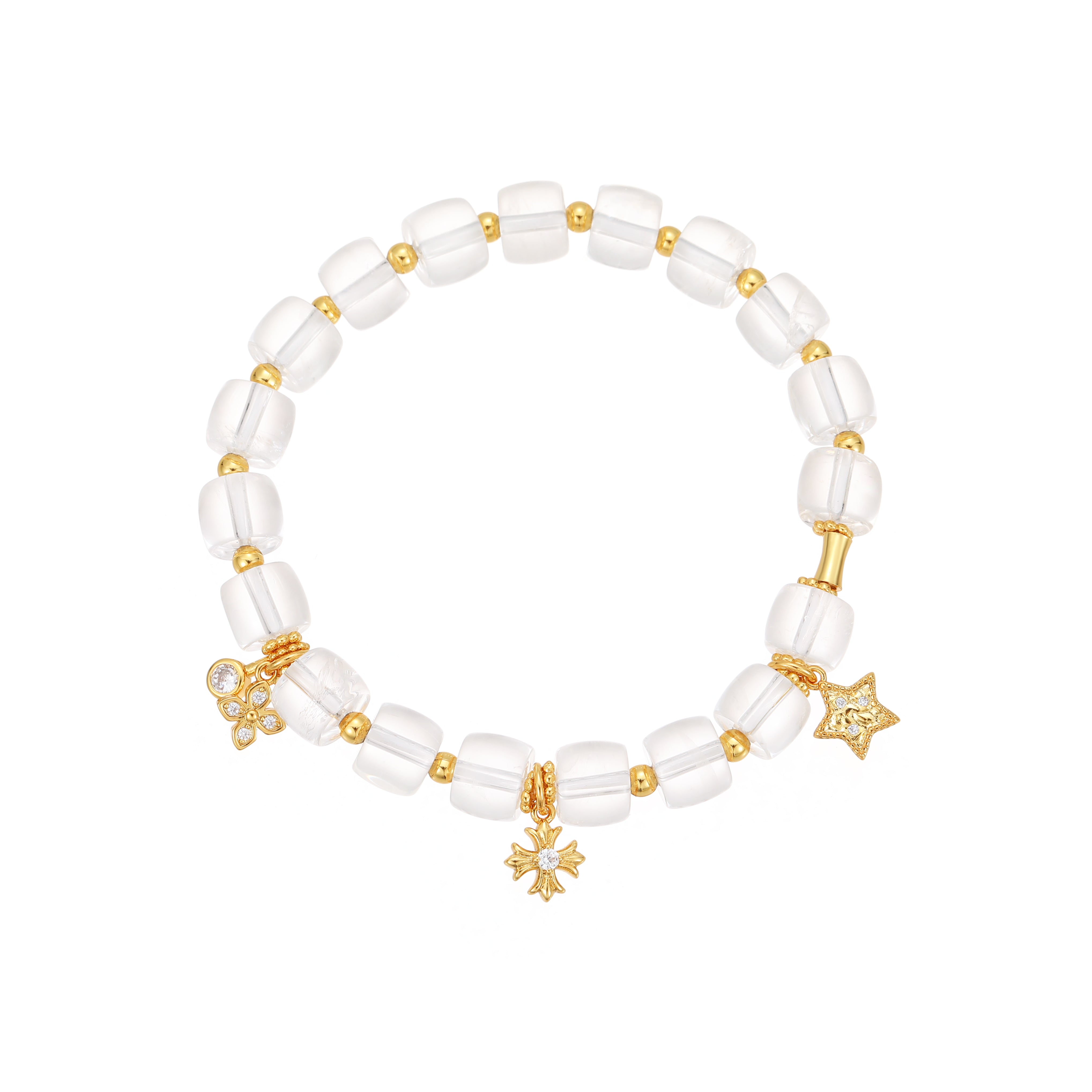 White Crystal Protection Bracelet
