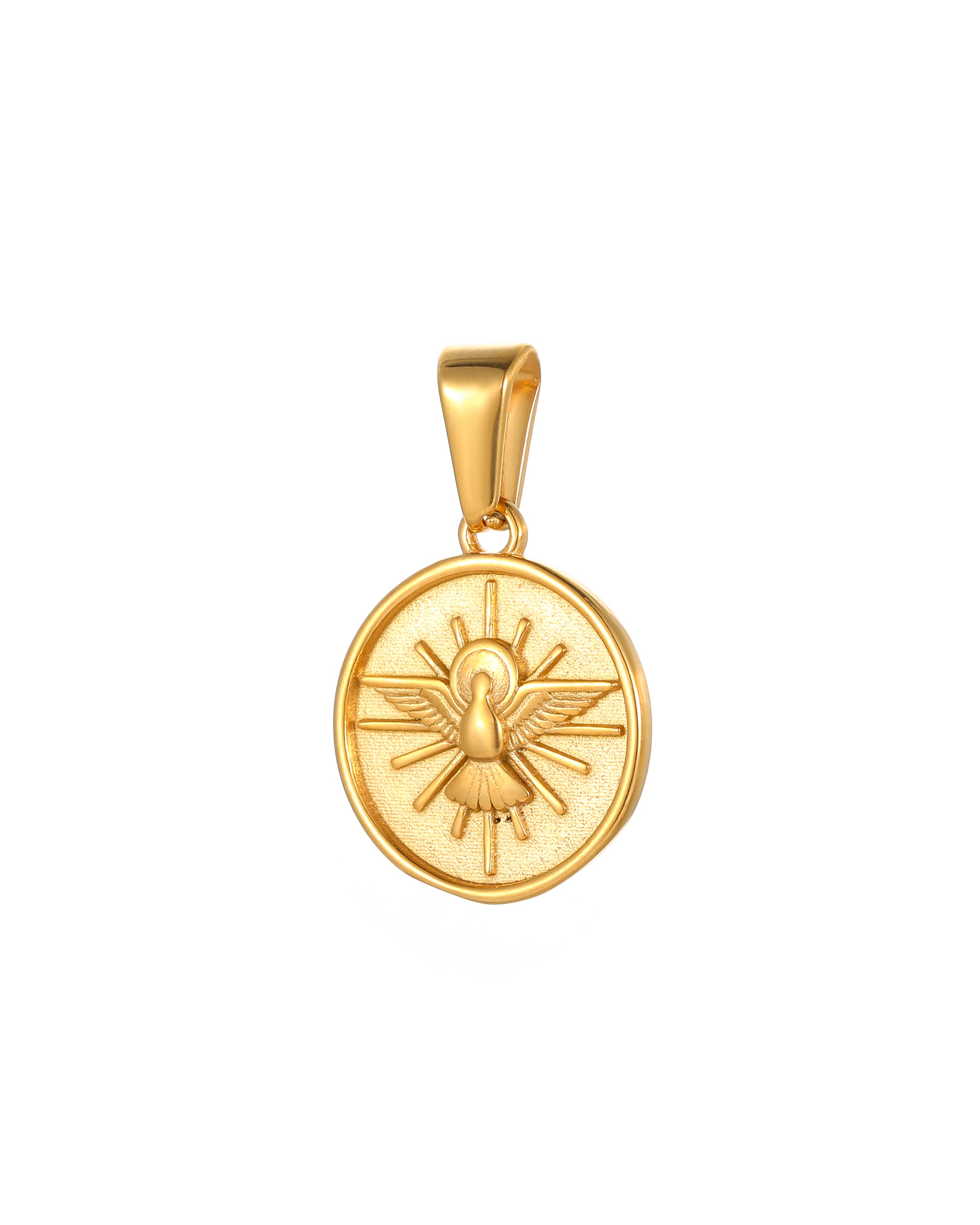 Divine Dove Medallion Charm